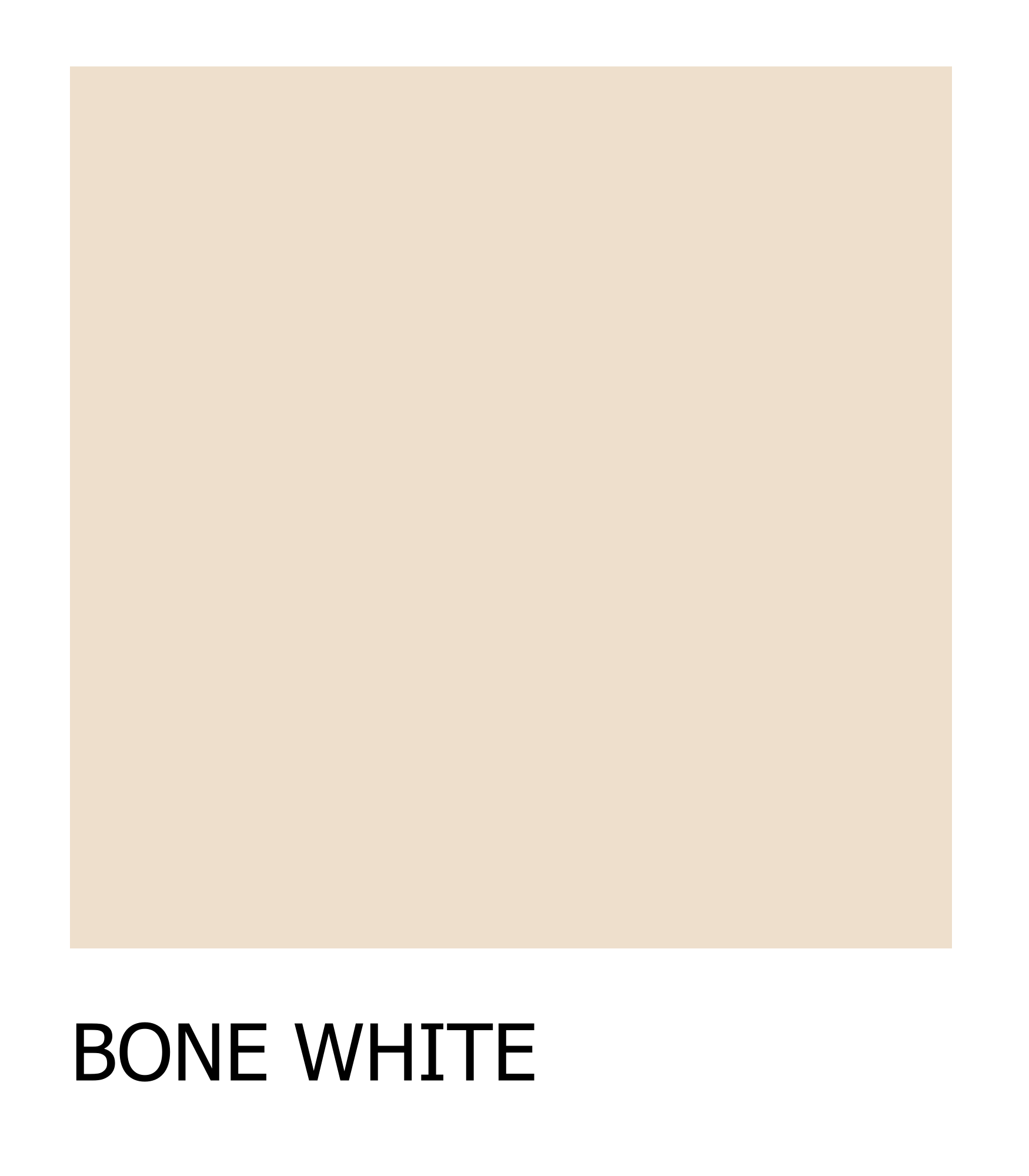 BONE WHITE