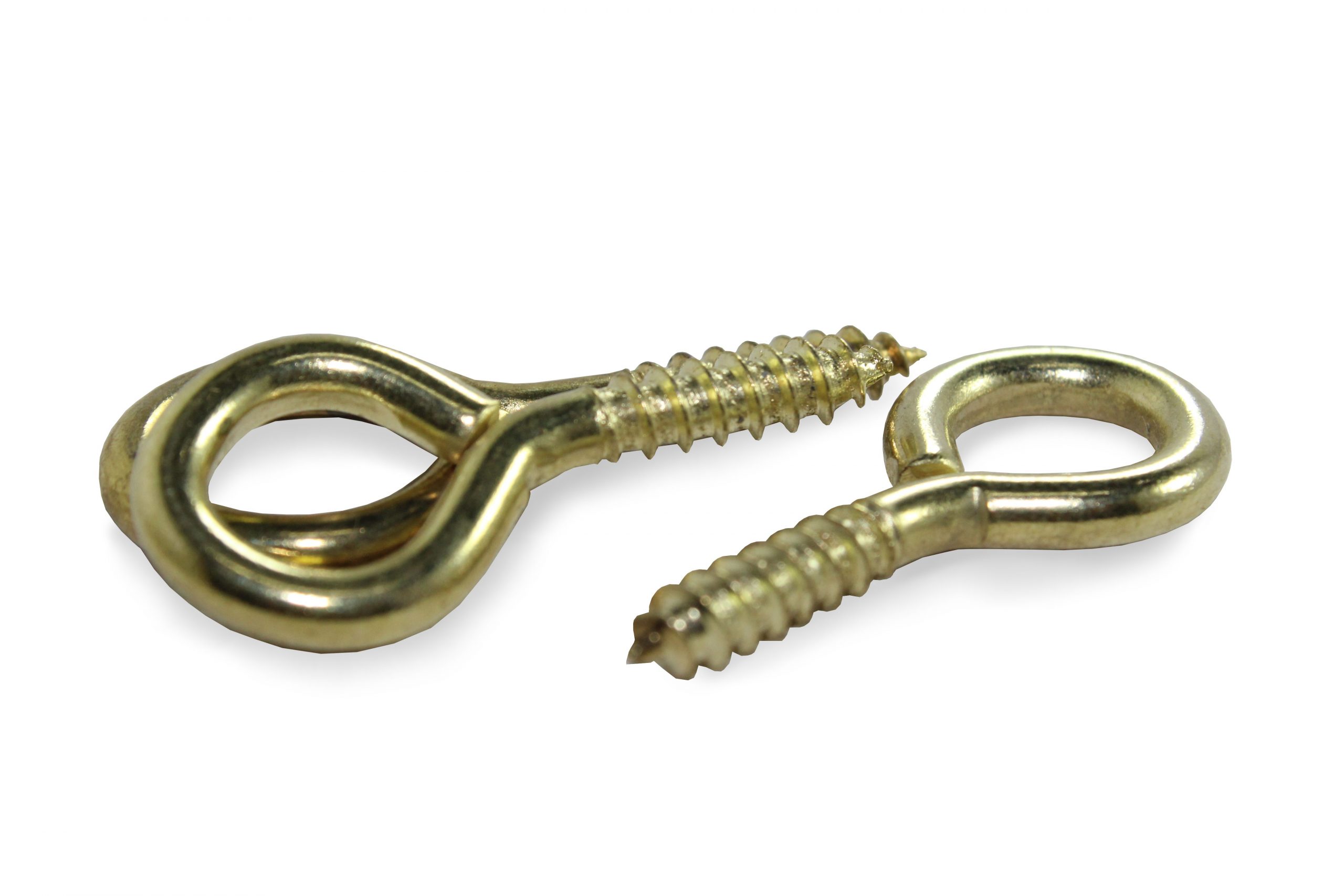 10 Brass Screw Eye KBan Hardware