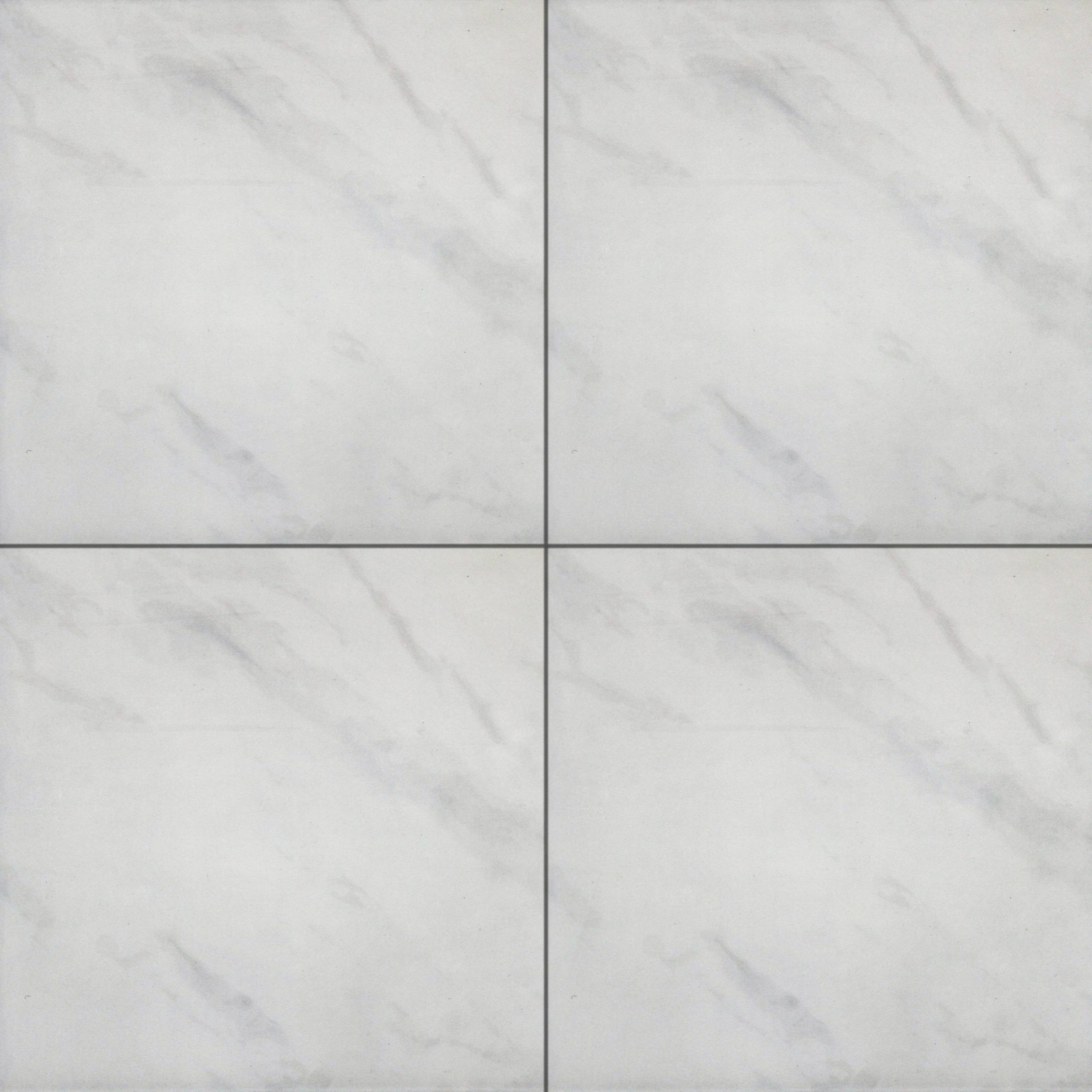 50cm x 50cm Cejatel Carrara Ceramic Floor Tile (19.5 in. x 19.5 in ...